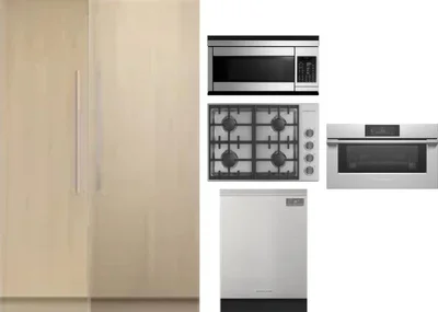 6 Piece Package Includes Refrigerator, Freezer, Cooktop, Wall Oven, Microwave And Dishwasher